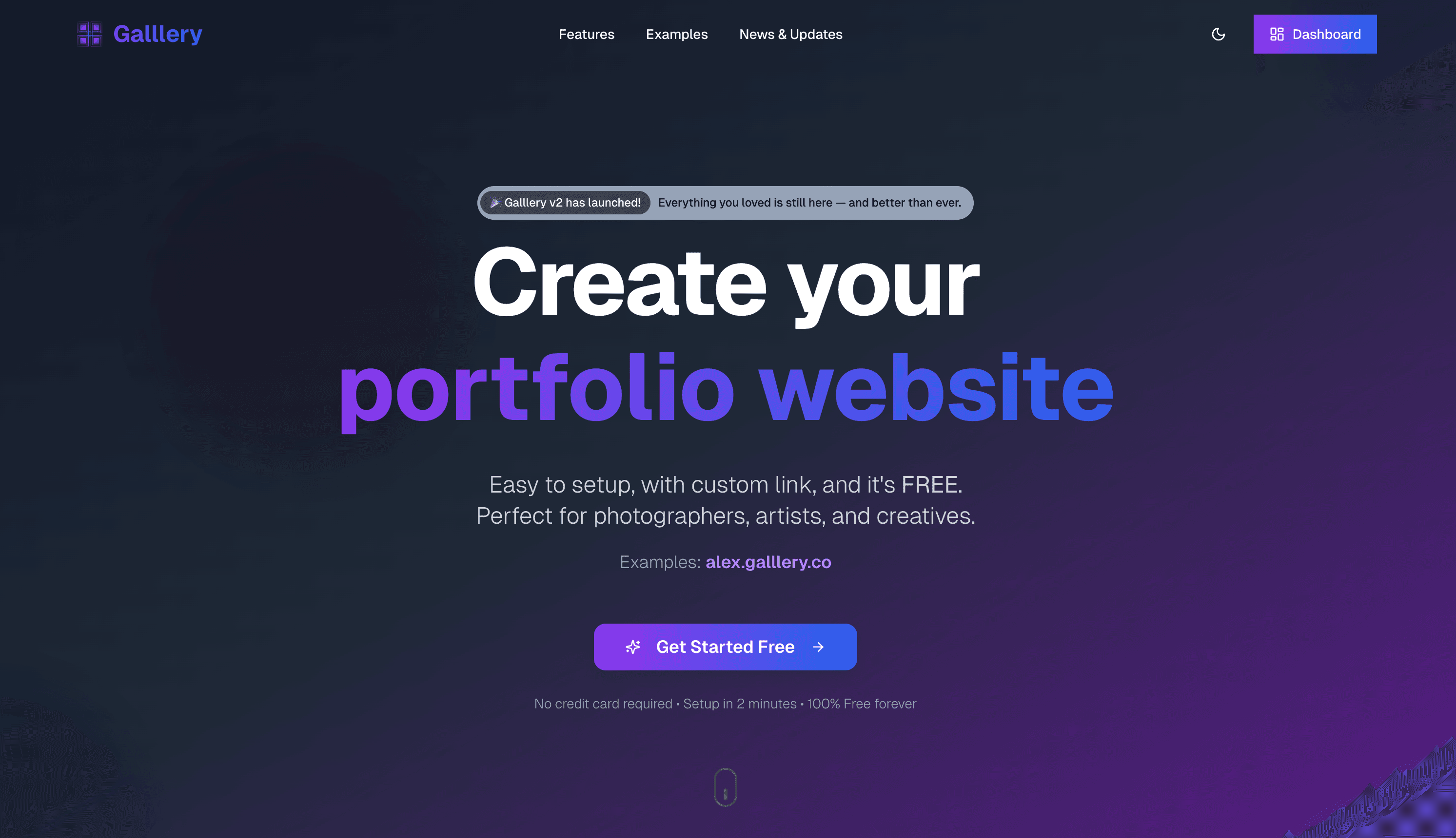 Galllery — Portfolio Platform