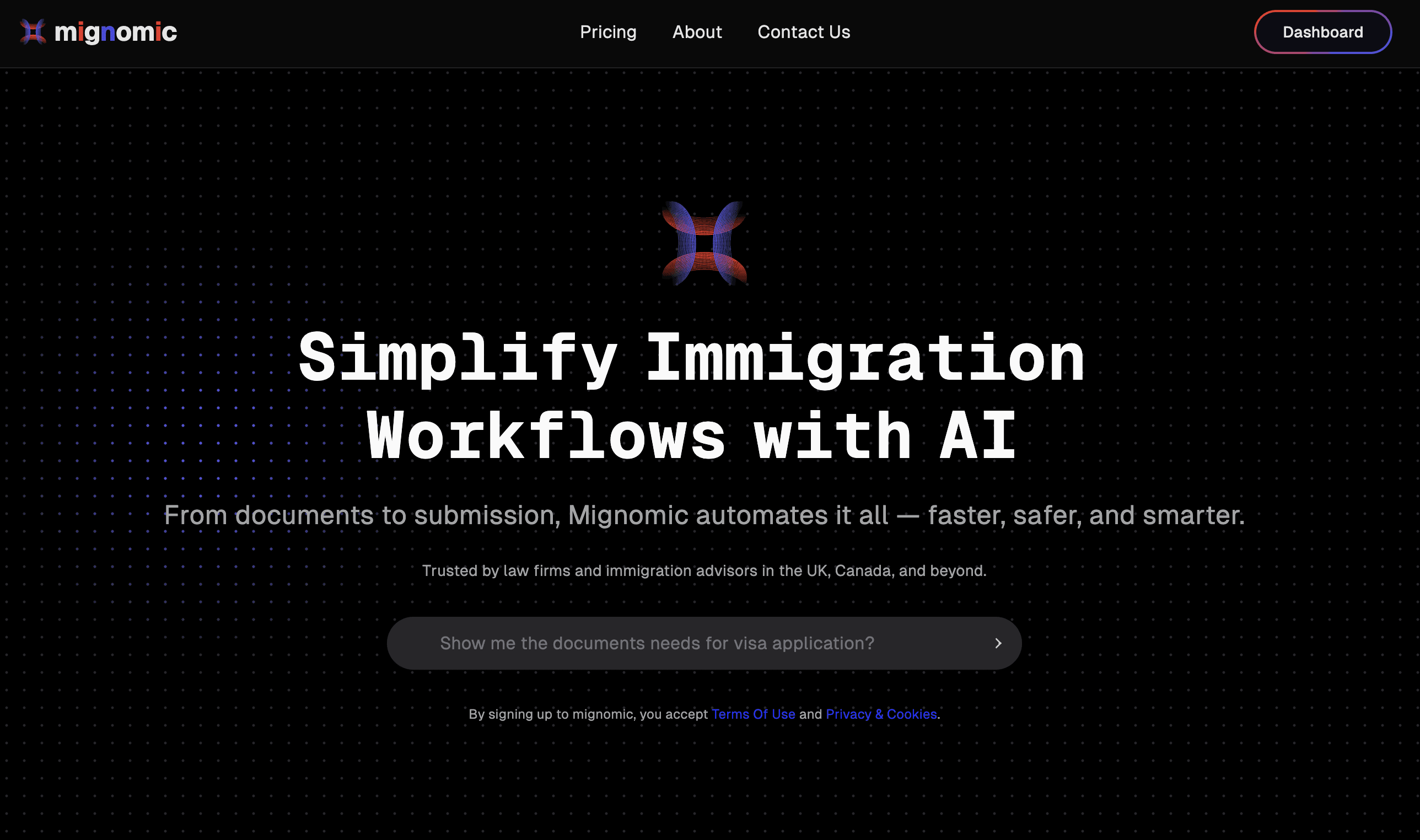 Mignomic — AI Immigration Platform