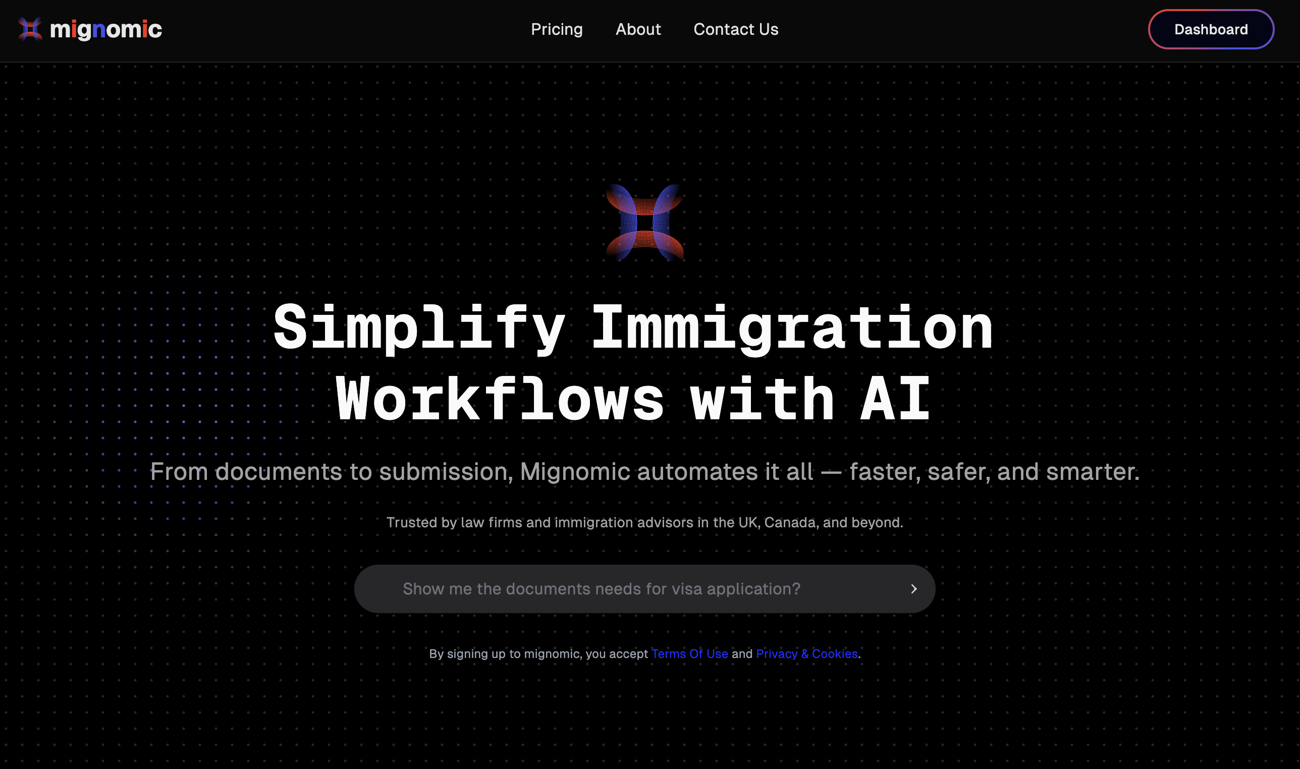 Mignomic - AI Immigration Platform